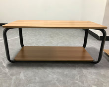 Load image into Gallery viewer, Orweiin living room furniture, square modern coffee and tea table in the living room and family room
