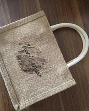 Load image into Gallery viewer, MERICOMER Woven gift bag,with handle and extra gift tag for wrapping gifts, parties or home use.
