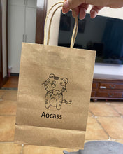 Load image into Gallery viewer, Aocass gift bag,Paper Bags with Handles Mixed Size Bags Recyclable Kraft Paper Shopping Bags, Craft Bags, for Gifts, Shopping, Packaging, Merchandise, Grocery and Craft
