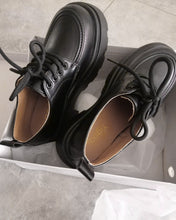 Load image into Gallery viewer, Yigoo shoes,Women's Flat Ankel Lace-up Bootie - Leather Oxfords Vintage Shoes
