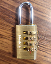 Load image into Gallery viewer, Neilos metal lock,Outdoor Waterproof Long Combination Lock
