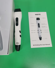 Load image into Gallery viewer, HAIYE 3D Printing Pen -Starter Colors of Filament, Stencil Book + Project Guide, and Charger
