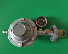 Load image into Gallery viewer, FILLBA Metal valves,Bronze Union PEX  Pressure Regulator w/ Gauge
