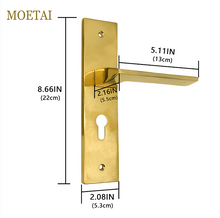 Load image into Gallery viewer, MOETAI Complete Arc Entry Lever Set with Single Cylinder Deadbolt（sample）
