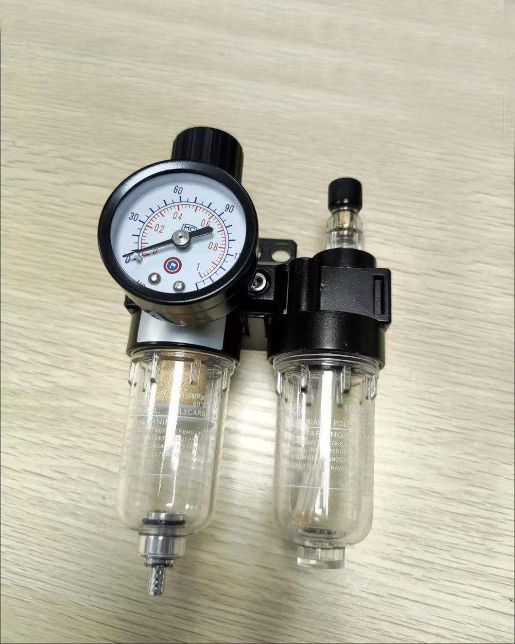 Air Pressure Regulator, Air Dryer AW2000-02 Manual Drain Poly Bowl Gauge 0-160 PSI