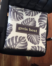 Load image into Gallery viewer, greis best seat cushion, back cushion, chair cushion, memory foam cushion, leaf pattern non-slip cushion, non-slip rubber back side
