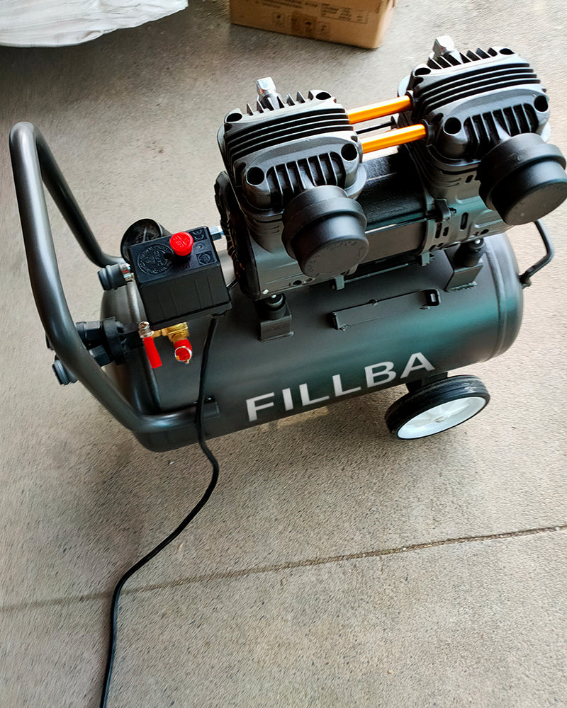 FILLBA Compressed Air Machine Super convenient air compressor 6.3 Gal tank Fill in 150 seconds Max 120 PSI