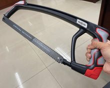 Load image into Gallery viewer, Aeljinh Hand Saw,12-inch Hacksaw Frame Heavy Duty Adjustable 45/90 Angle,the Frame for Steel Pipe Cutting PVC Carpentry Woodworking
