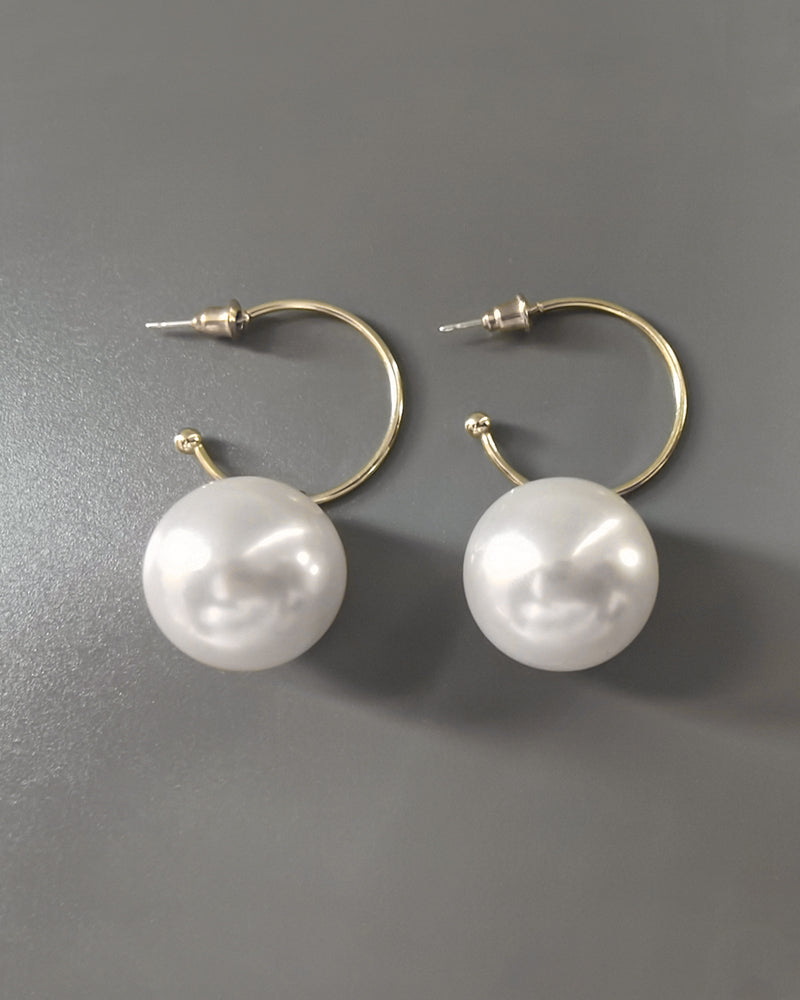 FANKEE pearl earrings, selected AAA+ high-quality freshwater cultured pearl earrings, pendant pearl earrings