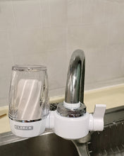 Load image into Gallery viewer, CLERCK Faucet Water Filter - Tap Water Filter Reduces Lead, Chlorine, Bad Odor &amp; Impurities down to 0.2μm
