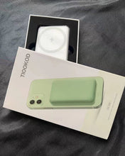 Load image into Gallery viewer, TIOOKOD Magnetic Wireless Charger Pad Compatible Only Supports iPhone Series 12/13/ Mini Pro Pro max and Wireless-Charger AirPods Series
