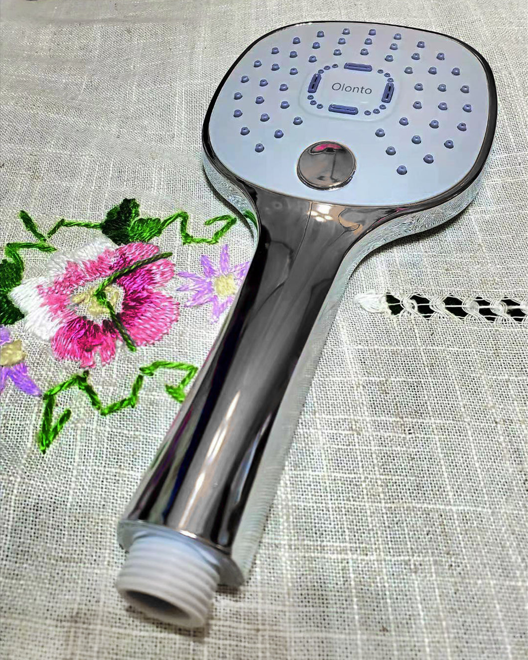 Olonto hand shower,Adjustable High Pressure Rainfall Spray With Removable Hand Held Rain Showerhead For The Bathroom, 1.8 GPM