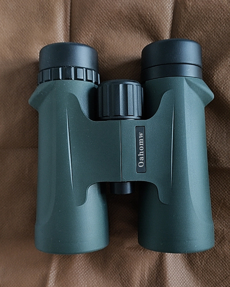 Oahomw binoculars, 8X21 waterproof compact adult folding binoculars, high-definition optical binoculars for bird watching, opera, travel, football, exquisite gift with case and strap