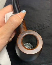 Load image into Gallery viewer, Funkie pipe,Pipe Handmade Ebony Wood Root Smoking Pipe Gift Box and Accessories
