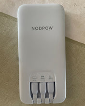 Load image into Gallery viewer, NODPOW Mobile power supply, 10000mAh Portable Fast Charger Including 3 USB-C Cables
