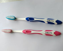 Load image into Gallery viewer, SSBLZYX Toothbrush with Flexing Sides, Soft, 2 Count (Color Vary)
