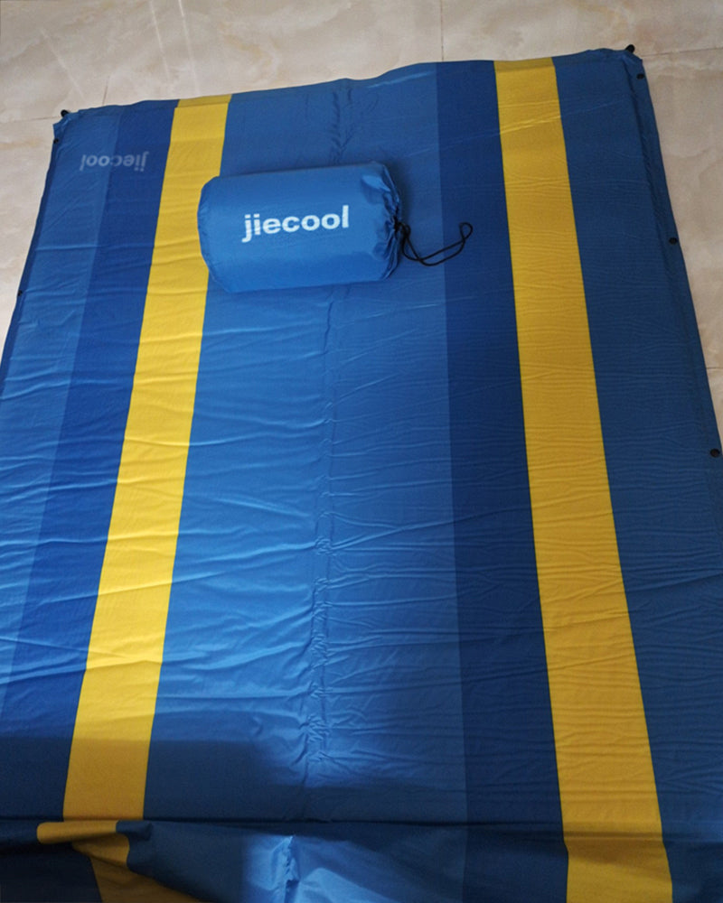 jiecool sleeping bag pad, self-inflating sleeping pad for camping-camping pad, lightweight inflatable camping mattress pad, insulating foam sleeping pad for backpacks, tents, and hammocks
