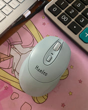 Load image into Gallery viewer, Hanleo wireless computer mouse-ergonomic shape, suitable for right-handed or left-handed use, micro-precision scroll wheel and USB unified receiver, suitable for computers and laptops

