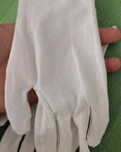 Load image into Gallery viewer, MinWen Dust Gloves,White Cotton Gloves Work Gloves One Size
