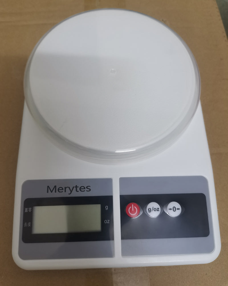 Merytes Weighing Scale, Laboratory Scale 5000gX0.01 Gram High Precision Laboratory Balance Electronic Scientific Weighing Scale Without Calibration Weights