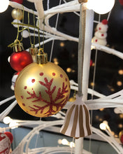 Load image into Gallery viewer, Moncframe Christmas Tree Decoration, Christmas Tree Decoration Set Box Red Green and Gold Christmas Ball Shatterproof Hanging Tree Assorted Ornament Set

