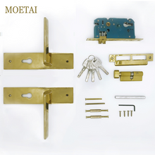 Load image into Gallery viewer, MOETAI Complete Arc Entry Lever Set with Single Cylinder Deadbolt（sample）
