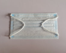 Load image into Gallery viewer, LundaTec Disposable 3 Ply Blue Face Masks - Blue Disposable Face Mask
