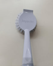 Load image into Gallery viewer, Joyacht kitchen brush, brush sink, bathroom brush with a comfortable bristles at the tip of a scraper, suitable for cleaning pots, cast iron frying pans and tableware
