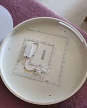 Load image into Gallery viewer, yursuda ceiling light, LED ceiling light living room white, 15.8 inch thin modern recessed bedroom lighting fixture, 3 color temperature in 1 (3000k/4000k/6000k), 24w round 0.94 inch thickness
