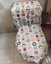 Load image into Gallery viewer, OTEHOO fabric toilet seat cover,Toilet Lid Cover with Elastic All Around,Machine Washable,Fit Most Size Toilet Lid for Bathroom

