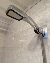 Load image into Gallery viewer, DOWODO Hand-held shower head,Brushed nickel Shower heads combo with two spray setting fixed shower head and two spray settings handheld shower head
