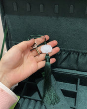 Load image into Gallery viewer, MHMD jewelry box, jewelry box with lock, 2-layer jewelry storage box with 1 drawer, gift for loved ones, green
