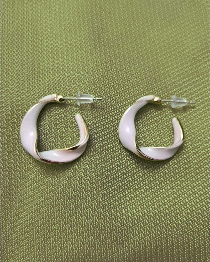 BOOSINI earrings,Lightweight Chunky Open Hoops丨 Hoop Earrings for Women