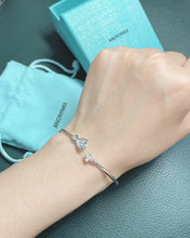 Load image into Gallery viewer, ANONYMEX bracelet, exquisite artificial pearl zircon rhinestones, fashionable open sleeves, platinum-plated bracelets, women&#39;s bracelets
