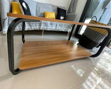 Load image into Gallery viewer, Orweiin living room furniture, square modern coffee and tea table in the living room and family room
