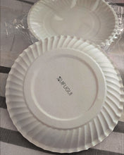 Load image into Gallery viewer, ZUIFUGUI Paper plates,Disposable White  Plate, Biodegradable Paper Plates
