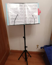 Load image into Gallery viewer, Zzcox Sheet Music Stand-Professional Portable Music Stand with Carrying Bag,Folding Adjustable Music Holder
