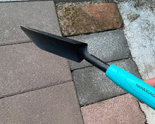 Load image into Gallery viewer, HAHAXIAO gardening tools, garden anti-bend garden shovel, 10 inches long x 3.2 inches wide carbon steel garden shovel anti-rust PE Ergo grip 10 years warranty garden hand tools for planting, weeding, moving and leveling the soil
