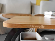 Load image into Gallery viewer, Orweiin living room furniture, square modern coffee and tea table in the living room and family room
