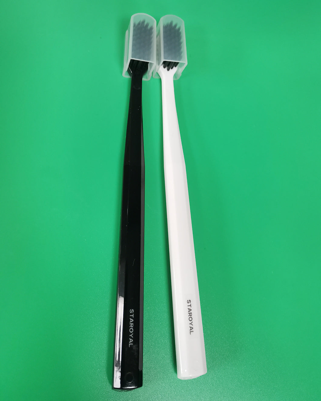 STAROYAL Toothbrush Charcoal Toothbrush with Soft Bristles (2counts)
