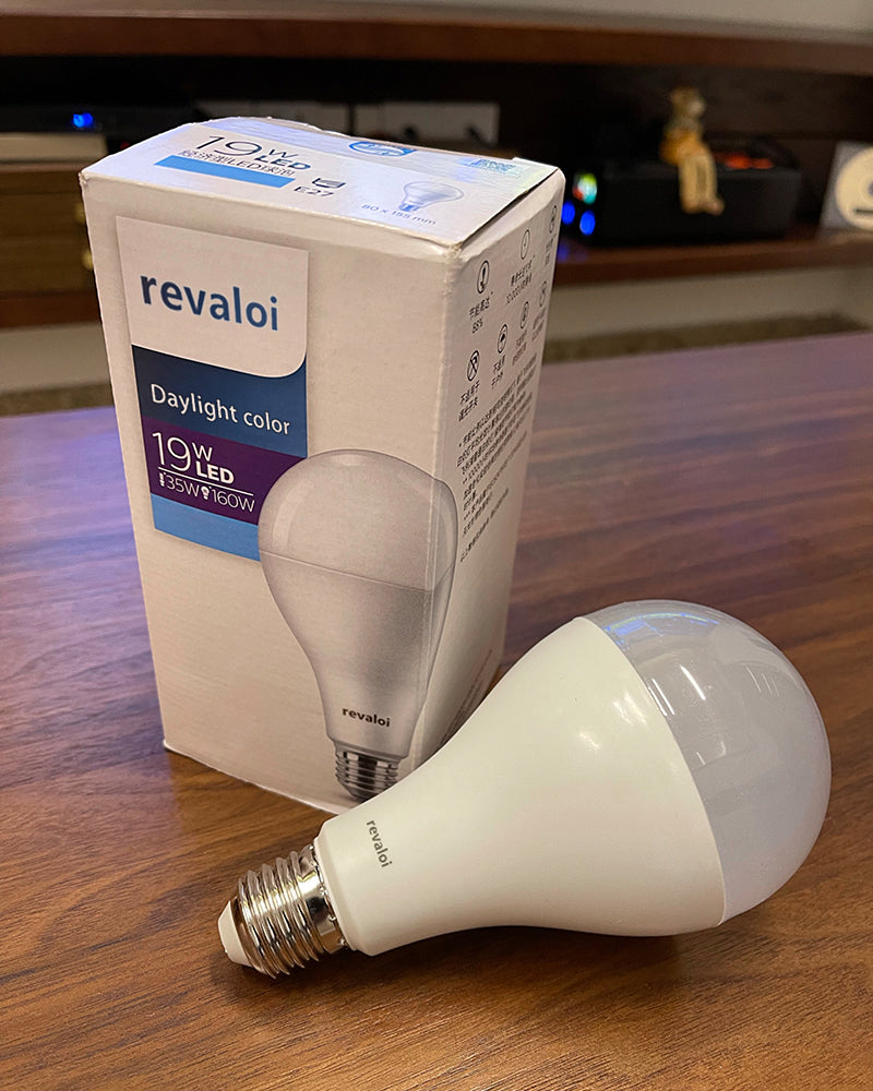 revaloi Incandescent Light Bulb, 19W A19, Dimmable, Medium Base, 160 Lumens, 2850K, Soft White