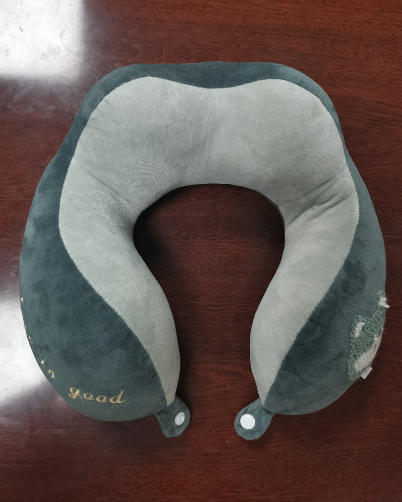 AIANGU neck pillow, neck protection, travel pillow, neck pillow with head support, 100% memory foam
