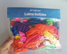 Load image into Gallery viewer, BFORHAP balloon, 5 inch 7 kinds of rainbow party latex balloons, party decorations, 100 pcs
