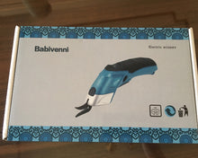 Load image into Gallery viewer, Babivenni Electric Scissors for Cutting Fabric/Carpet/Sponge/Paperboard Rechargeable Shears Cutter
