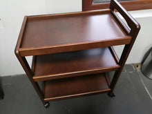 Load image into Gallery viewer, BrnRtone Tea cart, with four wheels and three pallets
