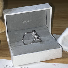 Load image into Gallery viewer, CAHEER ring, adjustable 925 sterling silver fashion ring, a pair
