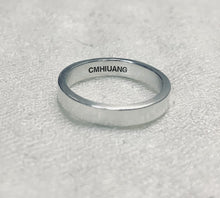 Load image into Gallery viewer, CMHIUANG Ring, Sterling Silver Ring High Polished Dome Waterproof and Comfortable
