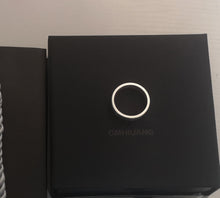 Load image into Gallery viewer, CMHIUANG Ring, Sterling Silver Ring High Polished Dome Waterproof and Comfortable
