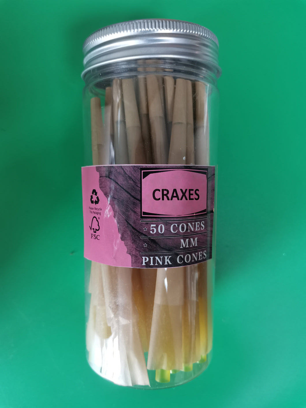 CRAXES Cigarette paper, roll pre rolled tapered, easy to use