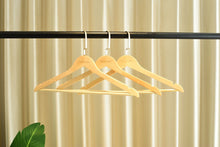 Load image into Gallery viewer, Fomozalr Coat hanger, Wooden Hangers - Pack of 20-360-Degree Rotatable Hook - Durable &amp; Slim - Shoulder Grooves - Non-Slip Lightweight Hangers for Coats, Suits, Pant and Jackets - Natural Finish
